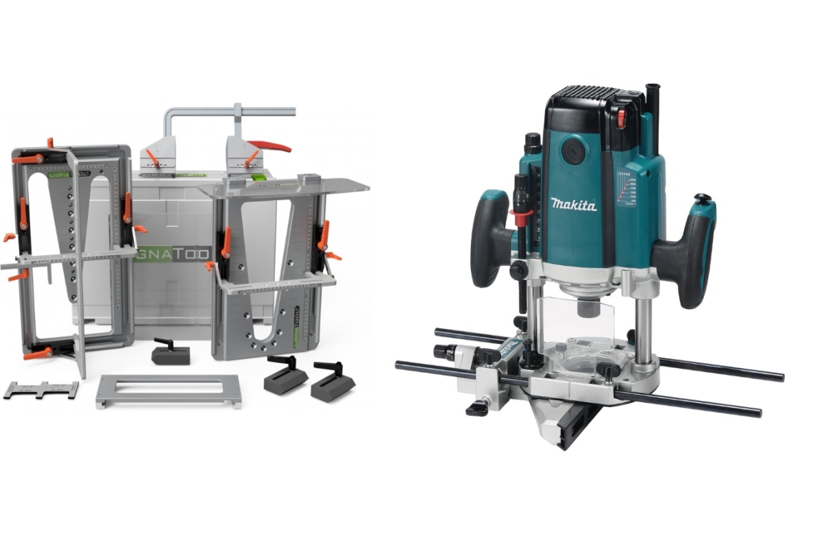 Lignatool LT080CFRP2303FC04 Svalehalefresemalsett Komfortpakke + Makita RP2303FC04 Fres