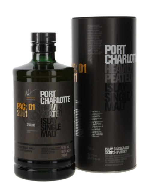 Port Charlotte PAC: 01 Heavily Peated 0,7 l·56,1 % vol