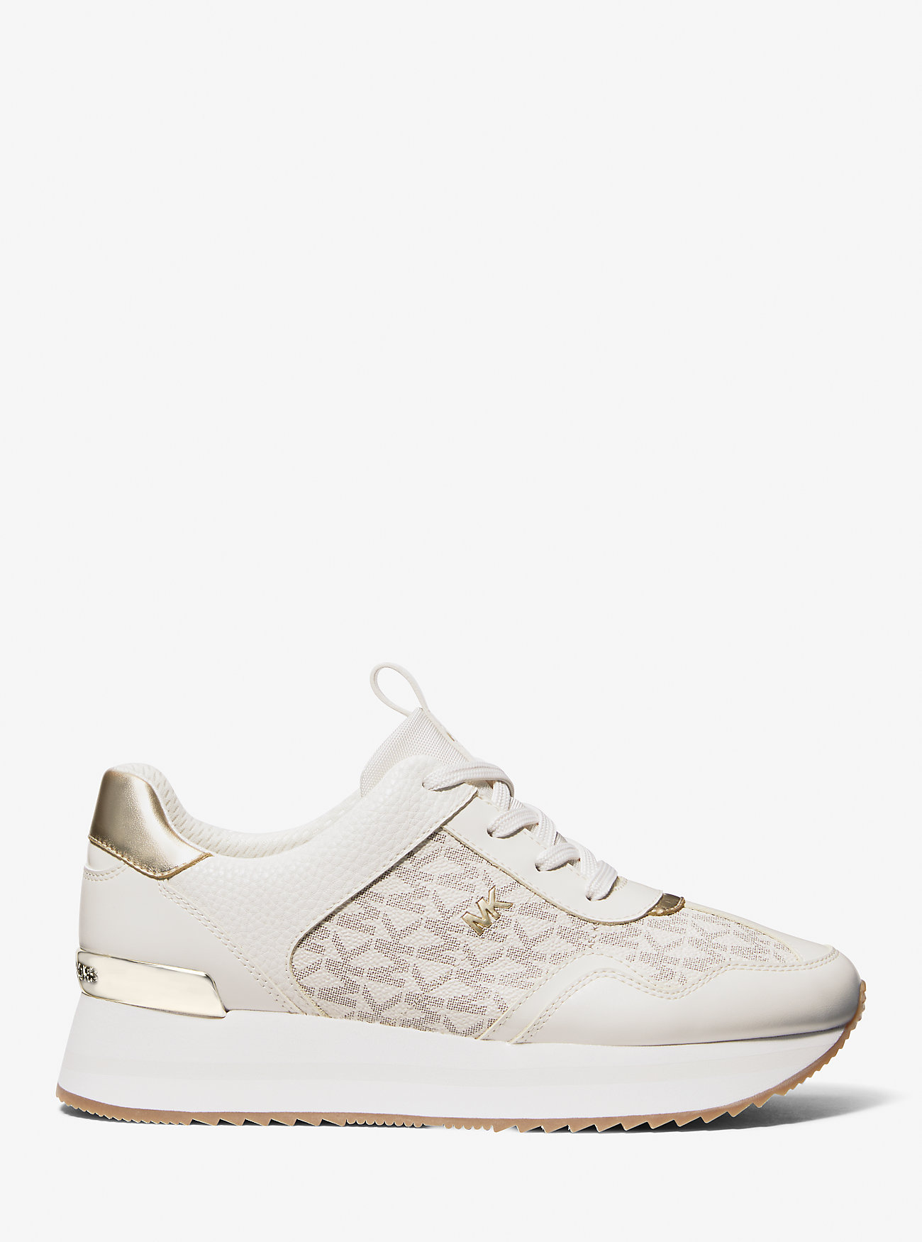 Raina Signature Logo Platform Trainer - VANILLA