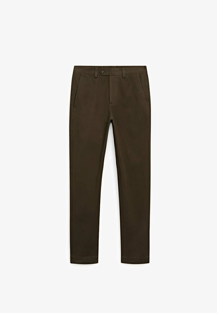 Massimo Dutti STUDIO WIDE FIT - Pantalones
