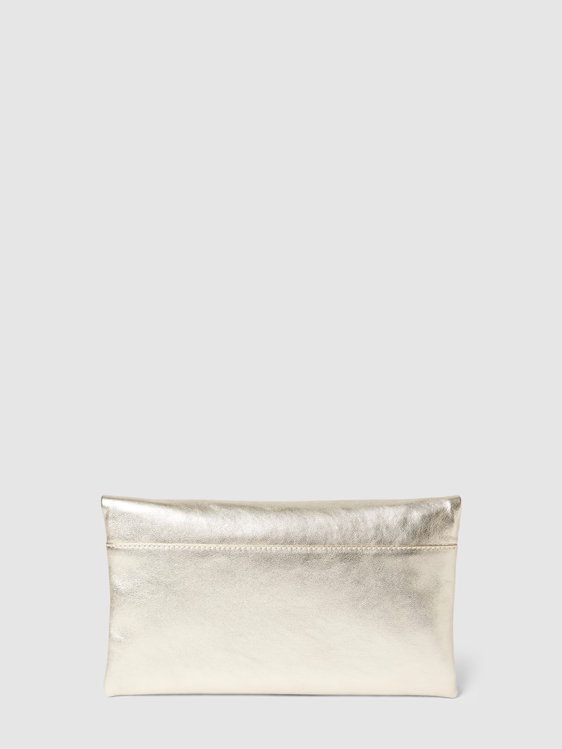 Clutch im Metallic-Look Modell 'Mimosa' in gold