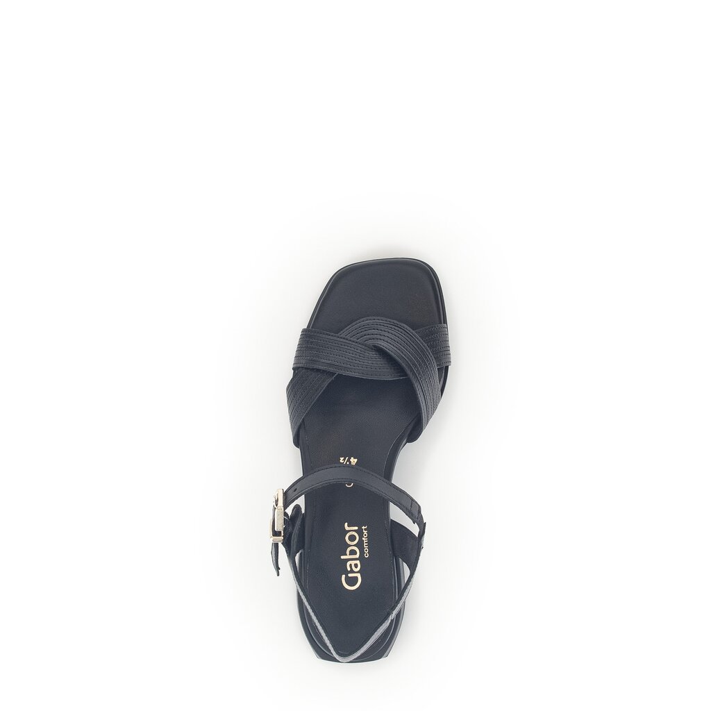 Gabor comfort Riemchensandale schwarz