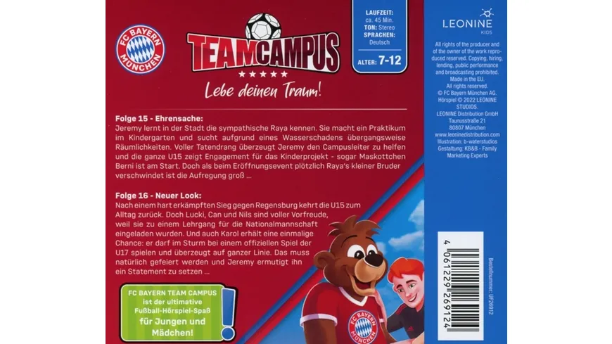 FC Bayern Team Campus (Fußball) (CD 8)