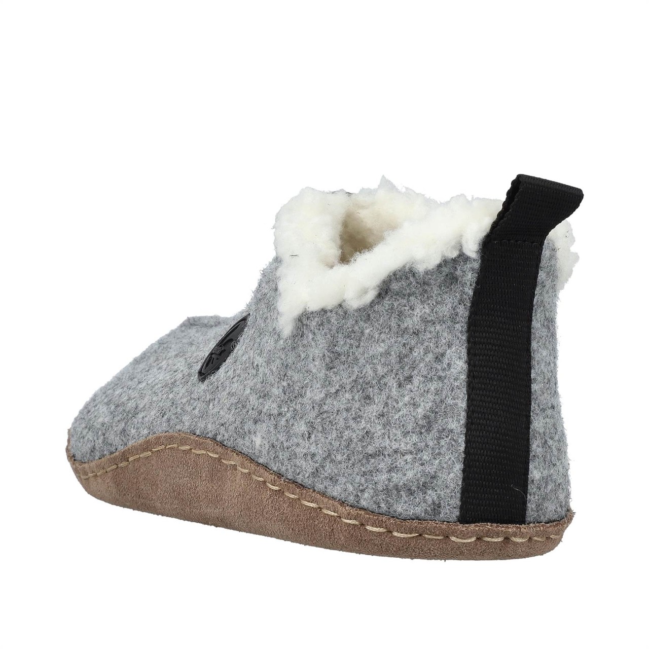 RIEKER Sportliche Slipper grau
