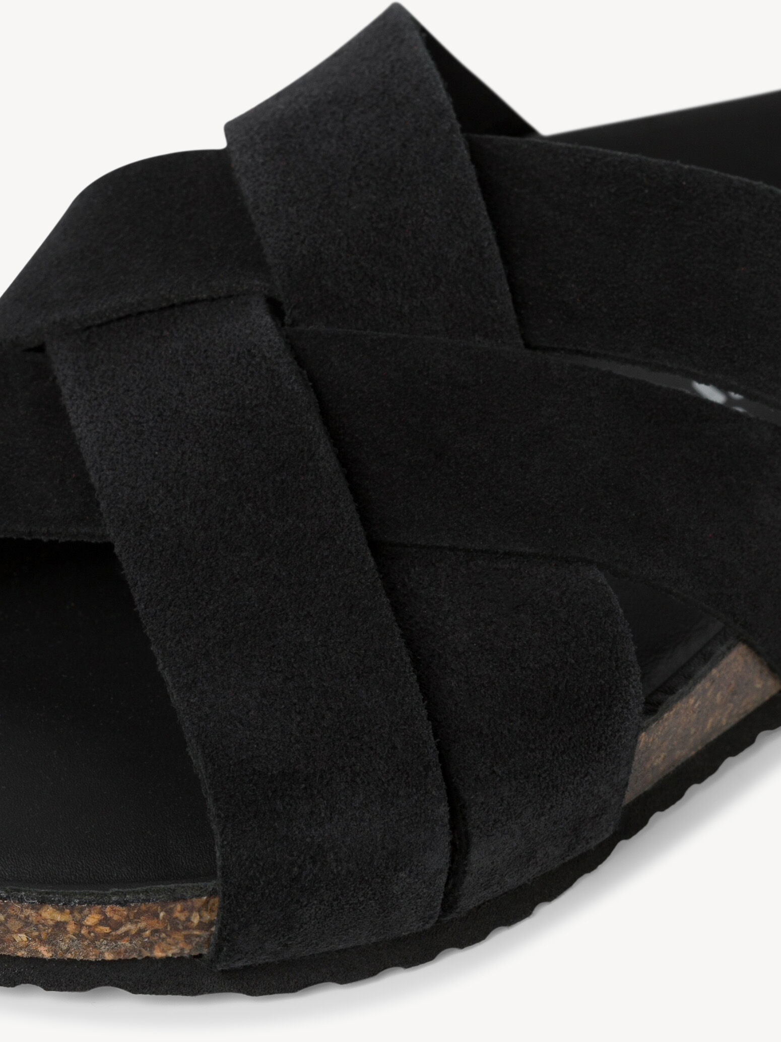 Mule en cuir - noir