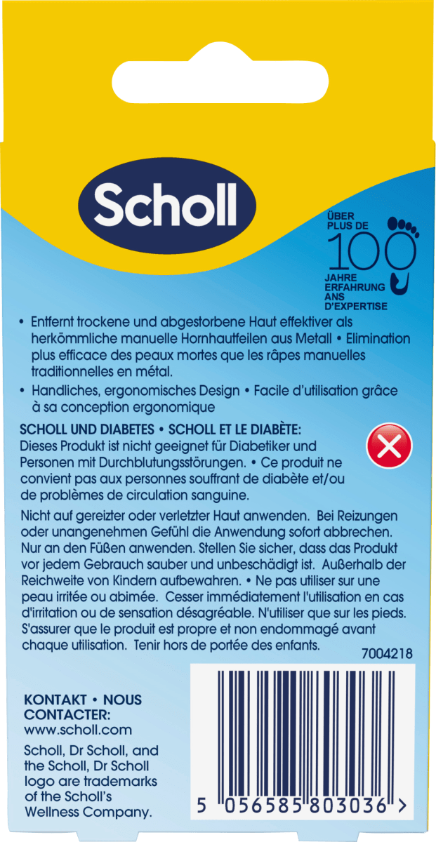 Hornhautentferner Feile Nano, 1 St