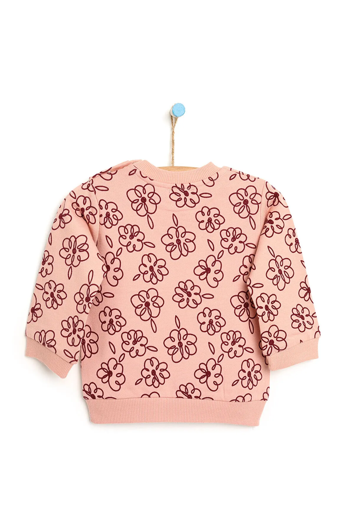 HelloBaby by ebebek  HelloBaby Basic-Sweatshirt mit Blumenmuster für Babys