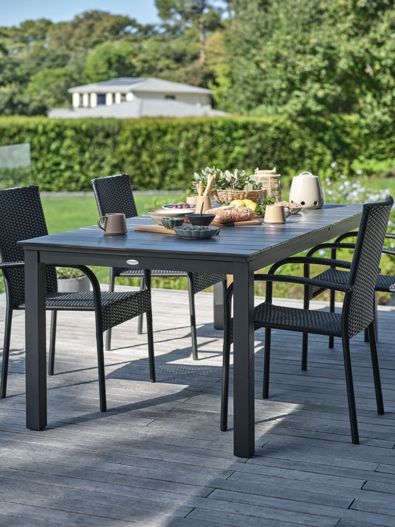 GUDHJEM GUDHJEM chaise empilable, noir