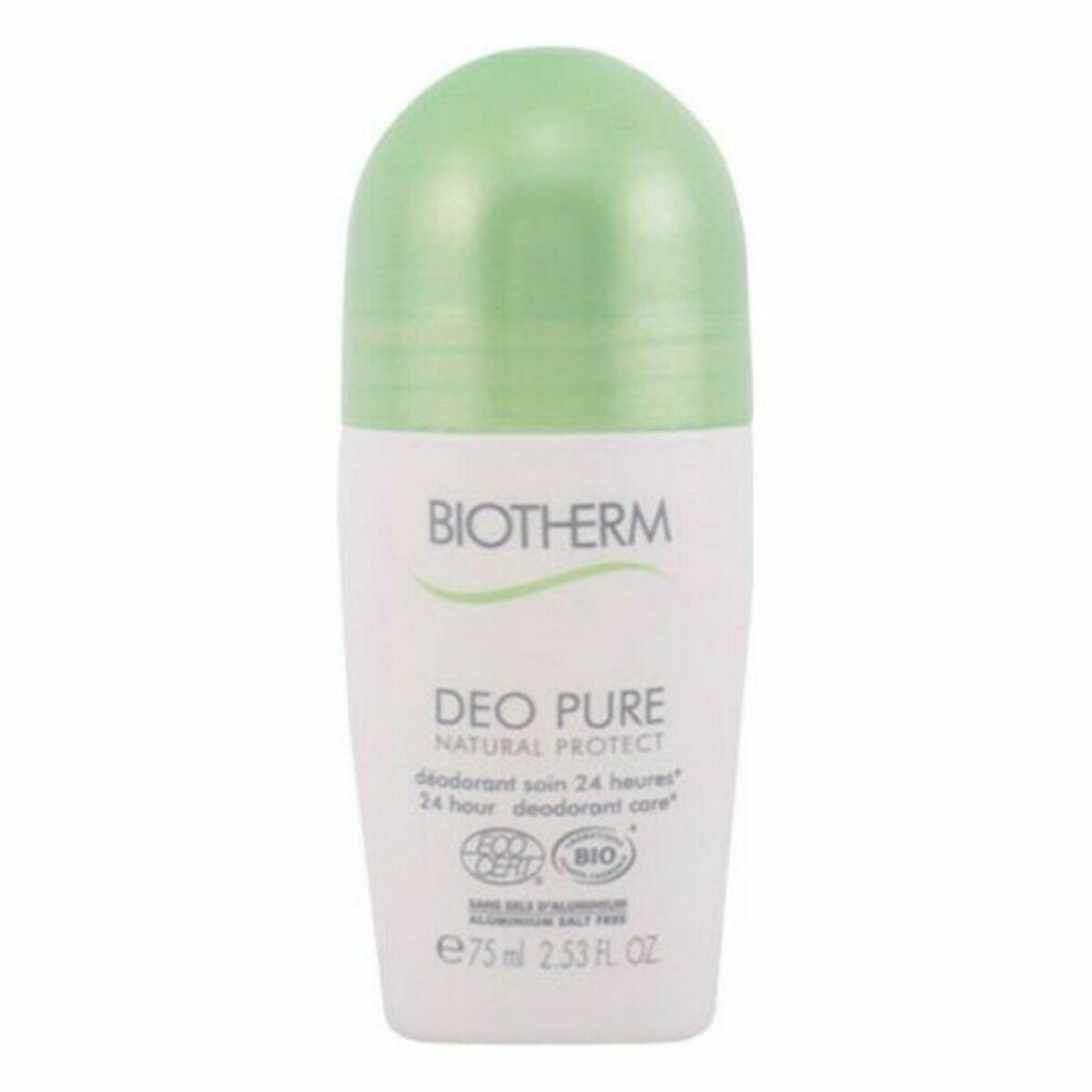 BIOTHERM Deo-Zerstäuber Biotherm Deo Pure Natural Protect Roll on 75 ml 24h GRÜN Damen