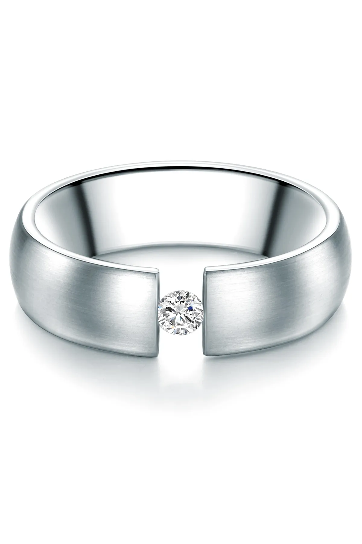 Trilani  Ring mit Kristallen von Swarovski® Ring Edelstahl verziert mit Kristallen von Swarovski® weiß
