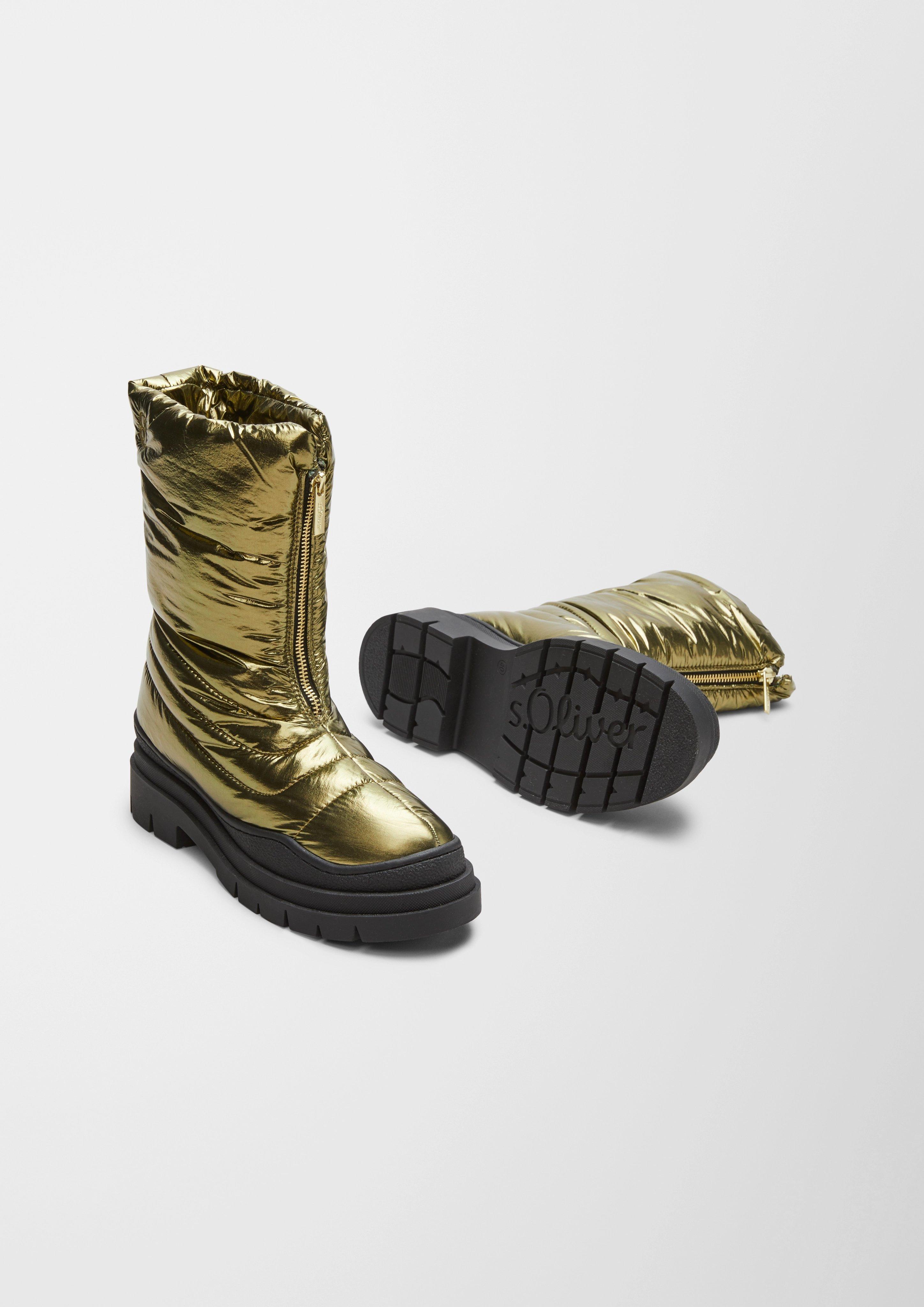 Boots in Metallic-Optik  6006684-712