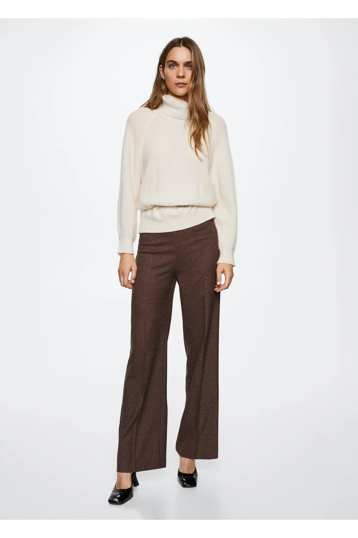MANGO  Braune Damenhose 37086716