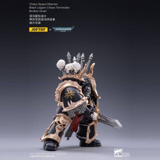 Warhammer 40k Actionfigur 1/18 Black Legion Brother Gnarl 17 cm
