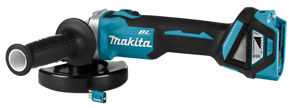 Makita DGA512ZJU 18V kutna brusilica 125 mm (AWS) u M-kutiji bez baterija i punjača