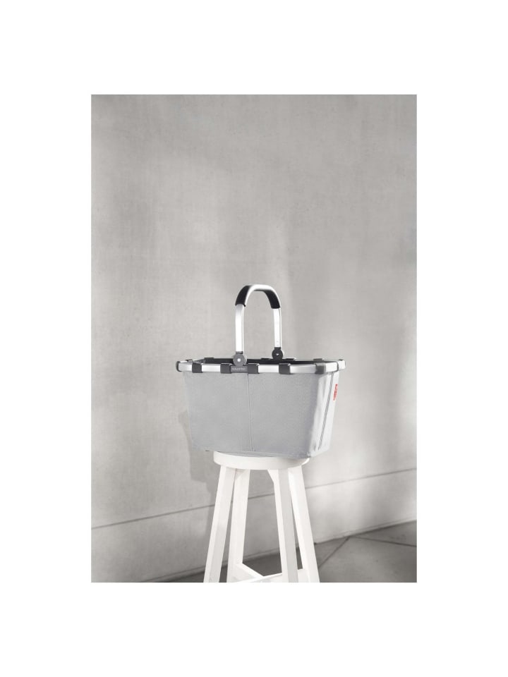 Reisenthel carrybag - Einkaufskorb (frame twist powder blue) in herringbone grey günstig kaufen onesize