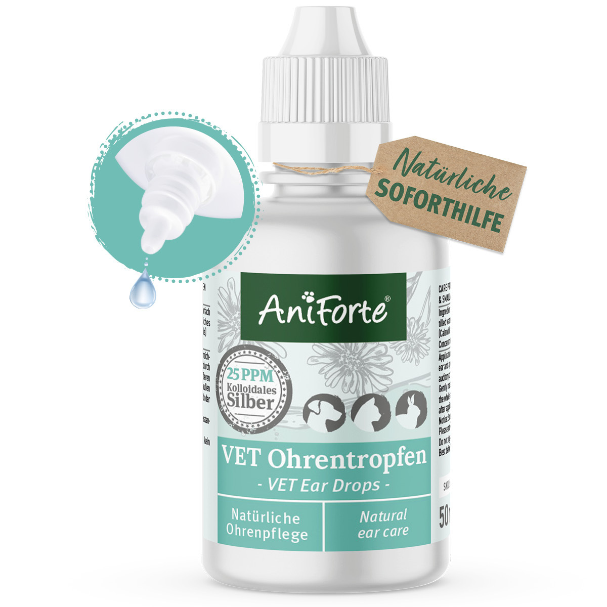 Aniforte Augen- & Ohrenpflege Aniforte VET Ohrentropfen 50ml