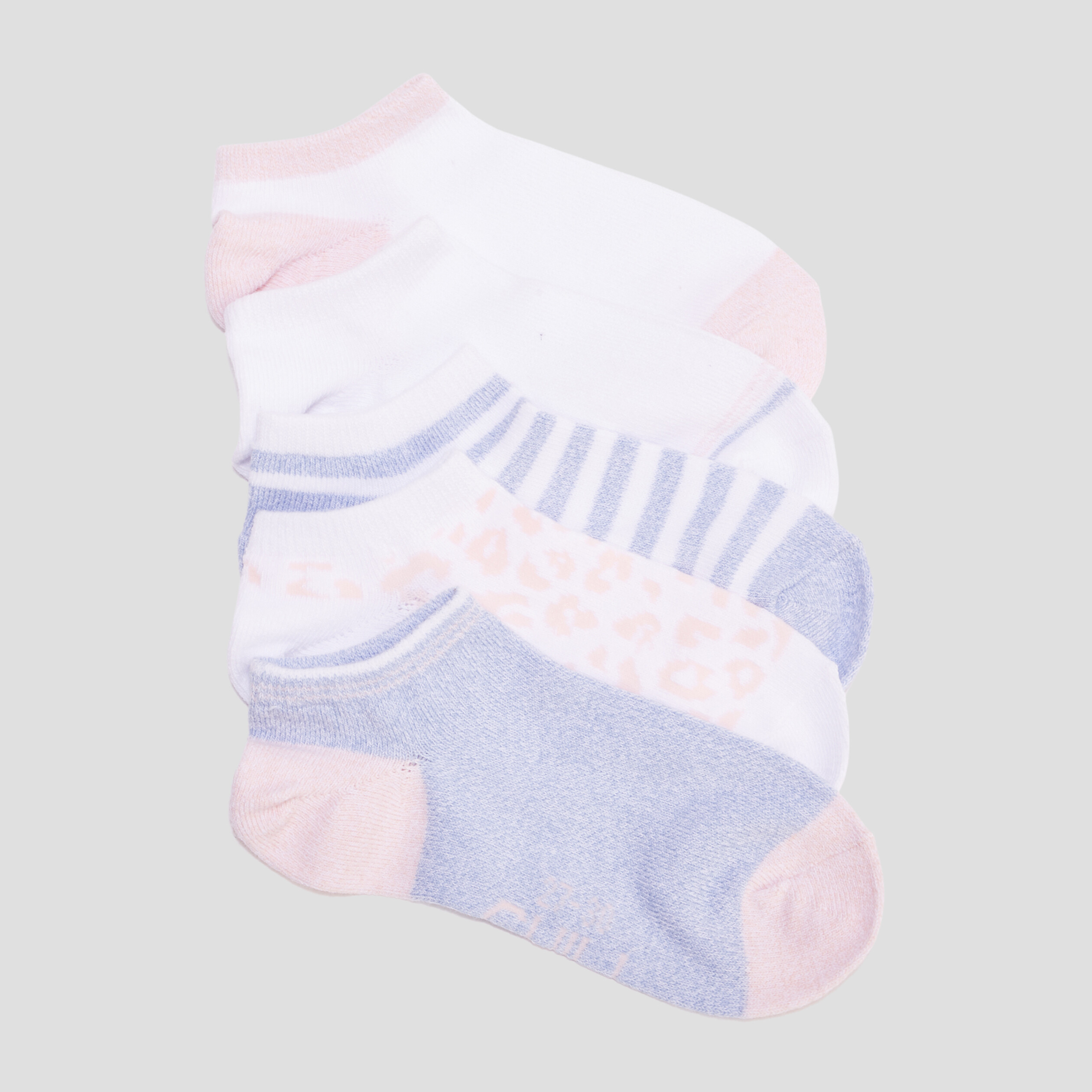 Lot 5 paires chaussettes bleu fille | La Halle
