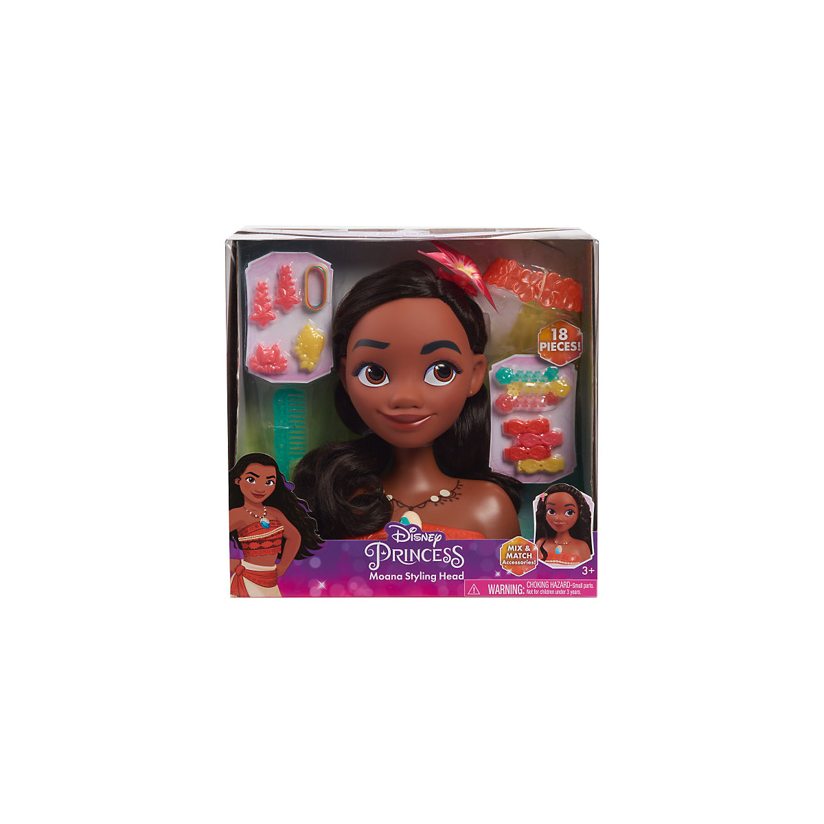 Schminkkopf   Princess Basic Moana Styling Head