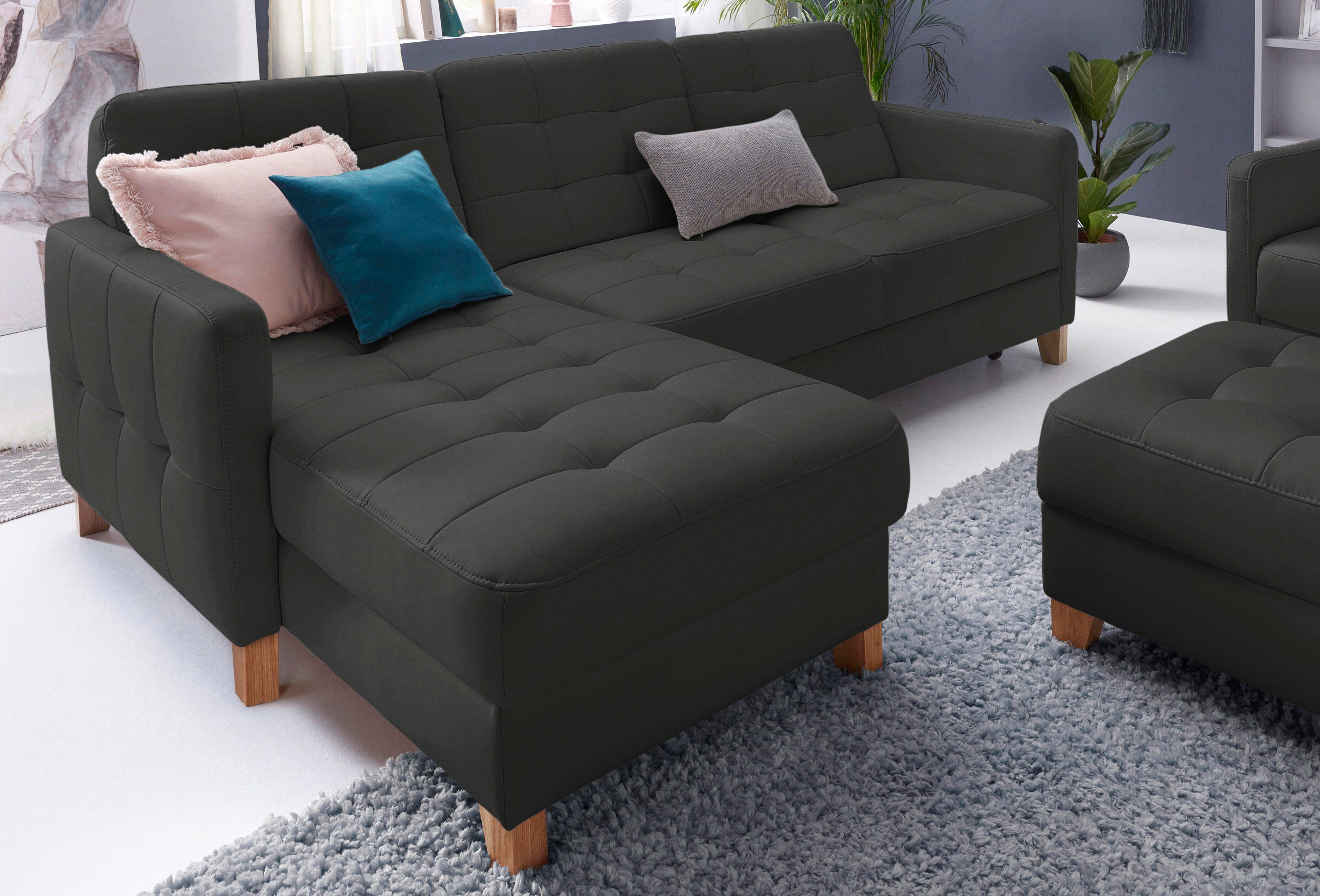exxpo - sofa fashion Ecksofa Elio, wahlweise mit Bettfunktion
