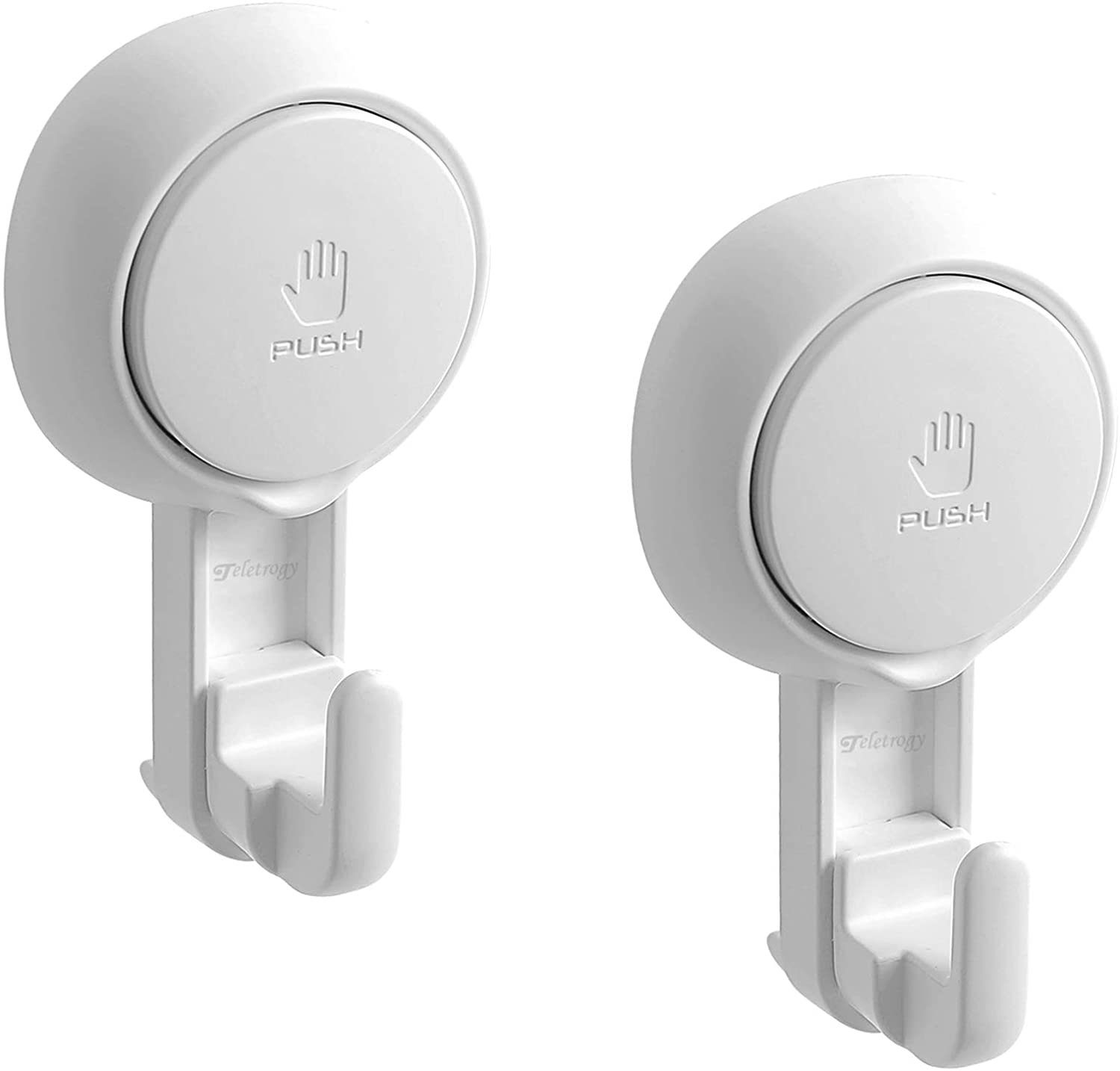 Luxear Wandhaken Handtuchhaken, Wasserdichte Saugnapf Haken für Glas