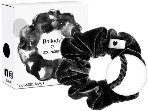 Bellody Original Scrunchies Classic Black Haargummi