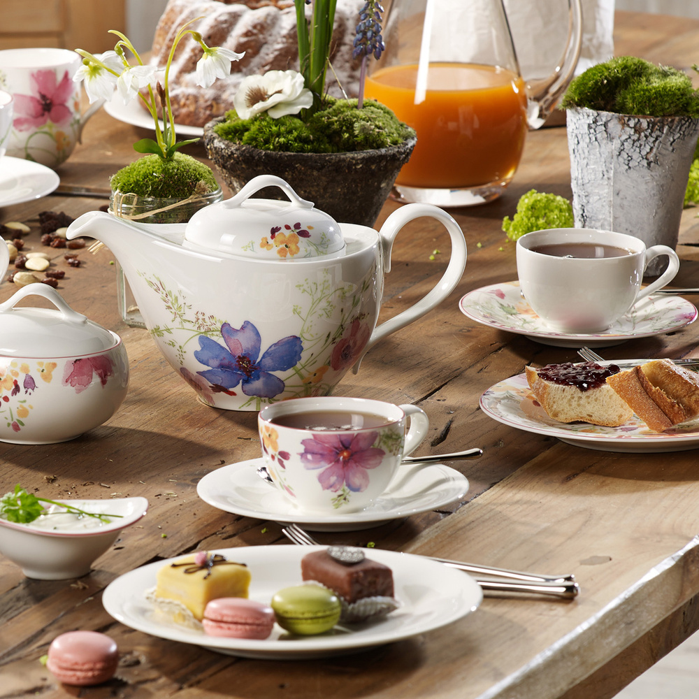 Villeroy & Boch Tasse petit-déjeuner sans soucoupe Mariefleur Gris Basic Tasse