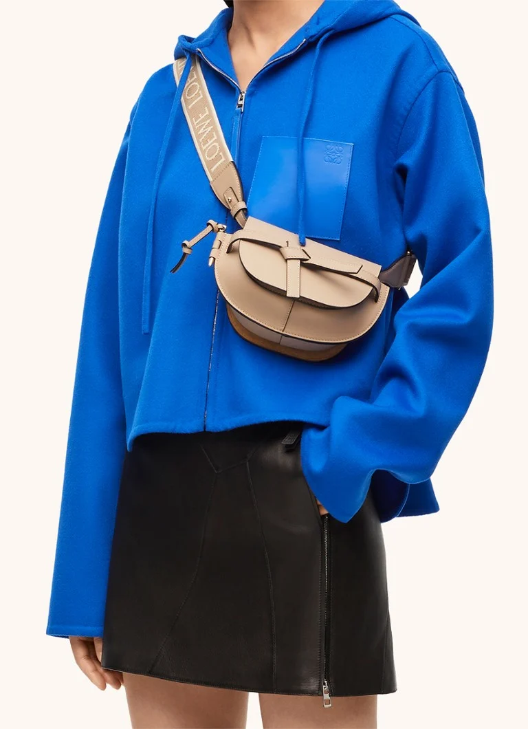 Geantă de mână LOEWE Double Gate din piele de vițel