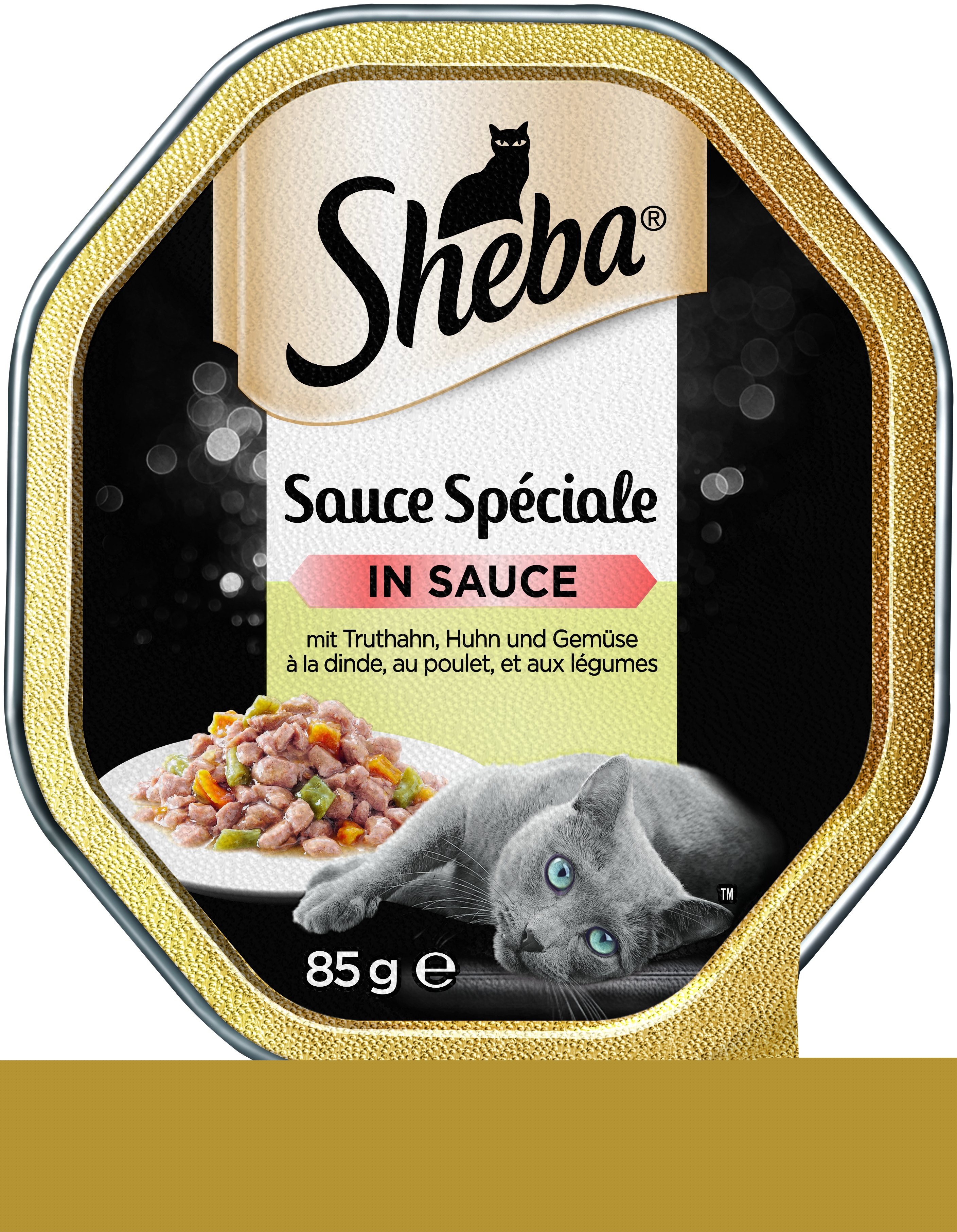 Sheba Nassfutter Sheba Sauce Spéciale 22x85g Truthahn & Pute, Ragout / in Soße