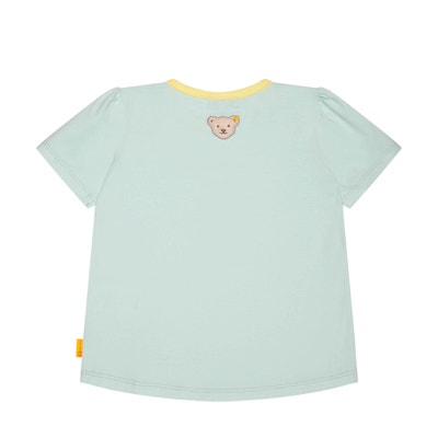 T-Shirt kurzarm, hellblau für Mädchen