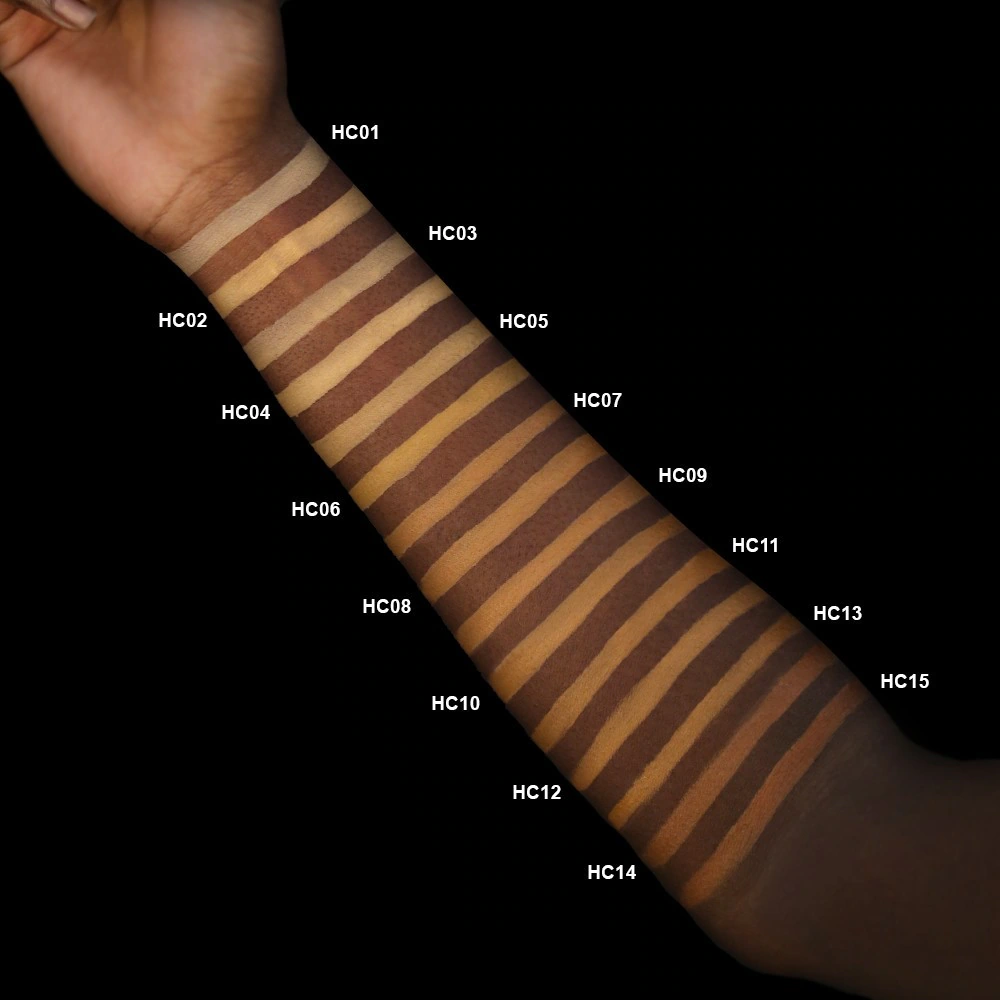 svart Up høy dekningskremfoundation