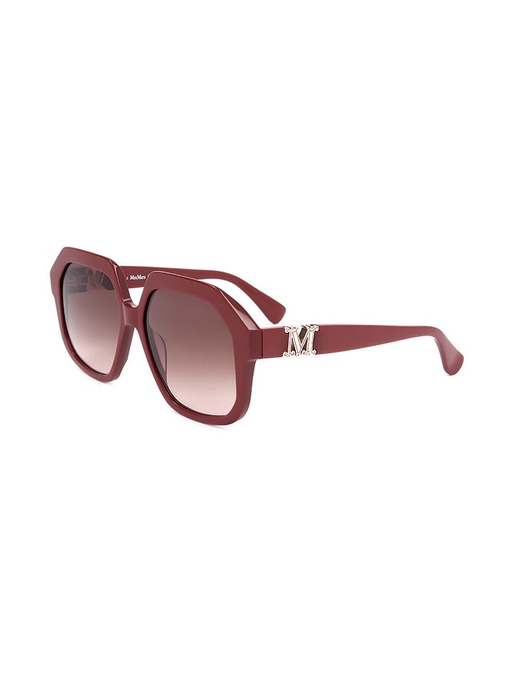 MaxMara Damen-Sonnenbrille in Bordeaux/ Braun günstig kaufen 57