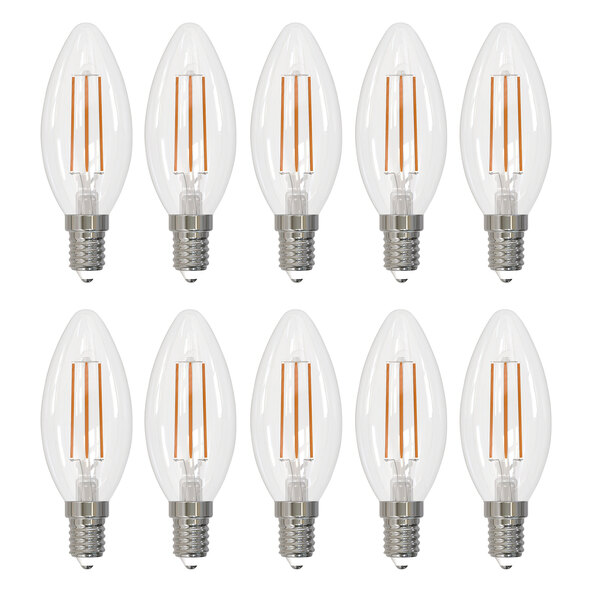 LED Retro-Leuchtmittel Kerze E14, 10er Set