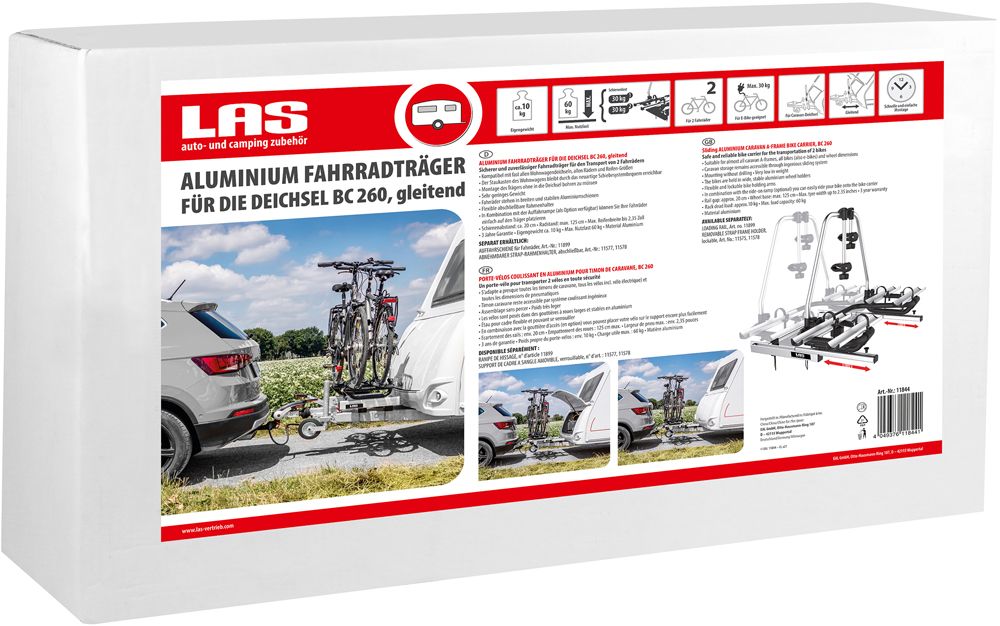 Eufab LAS BC260 Fahrradträger für die Deichsel kaufen | Bike-Discount