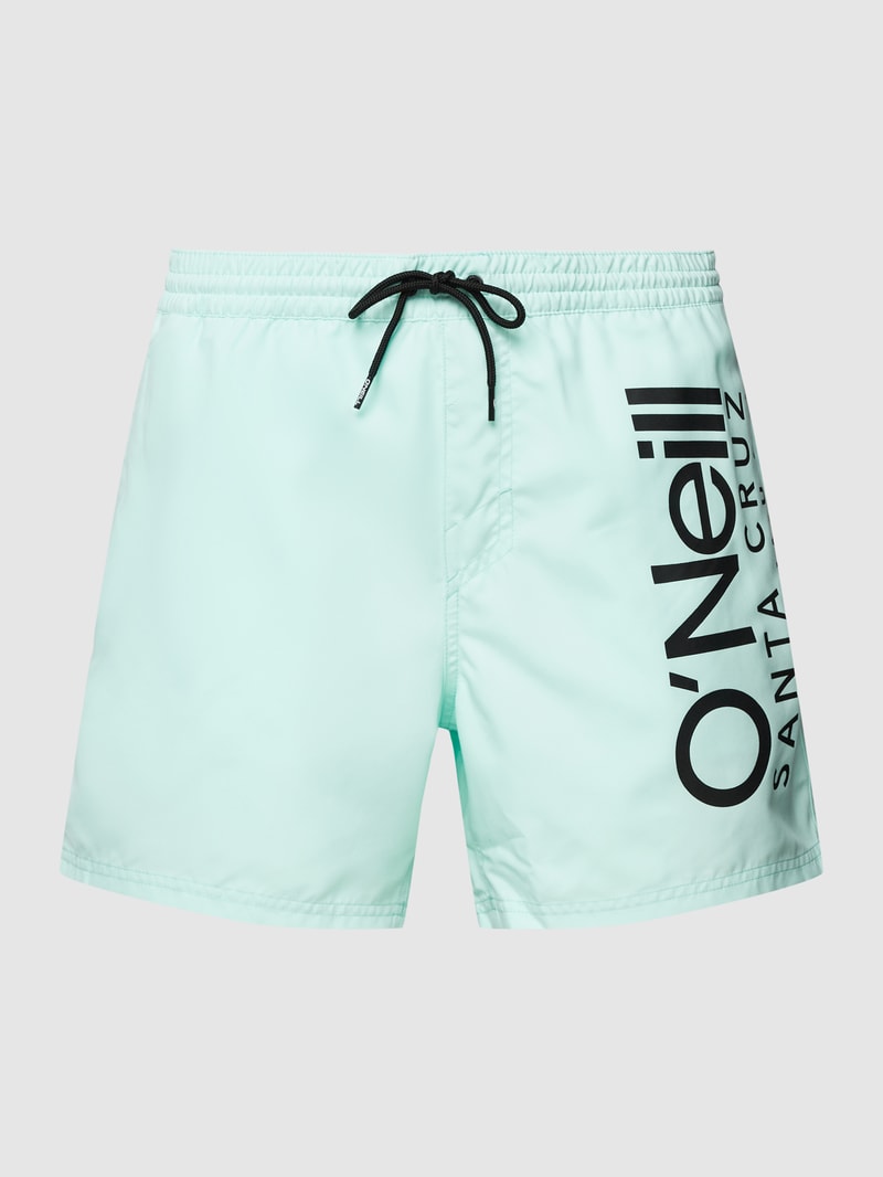 Badehose mit Motiv-Print Modell 'Original Cali 16 Shorts' in ozean blau