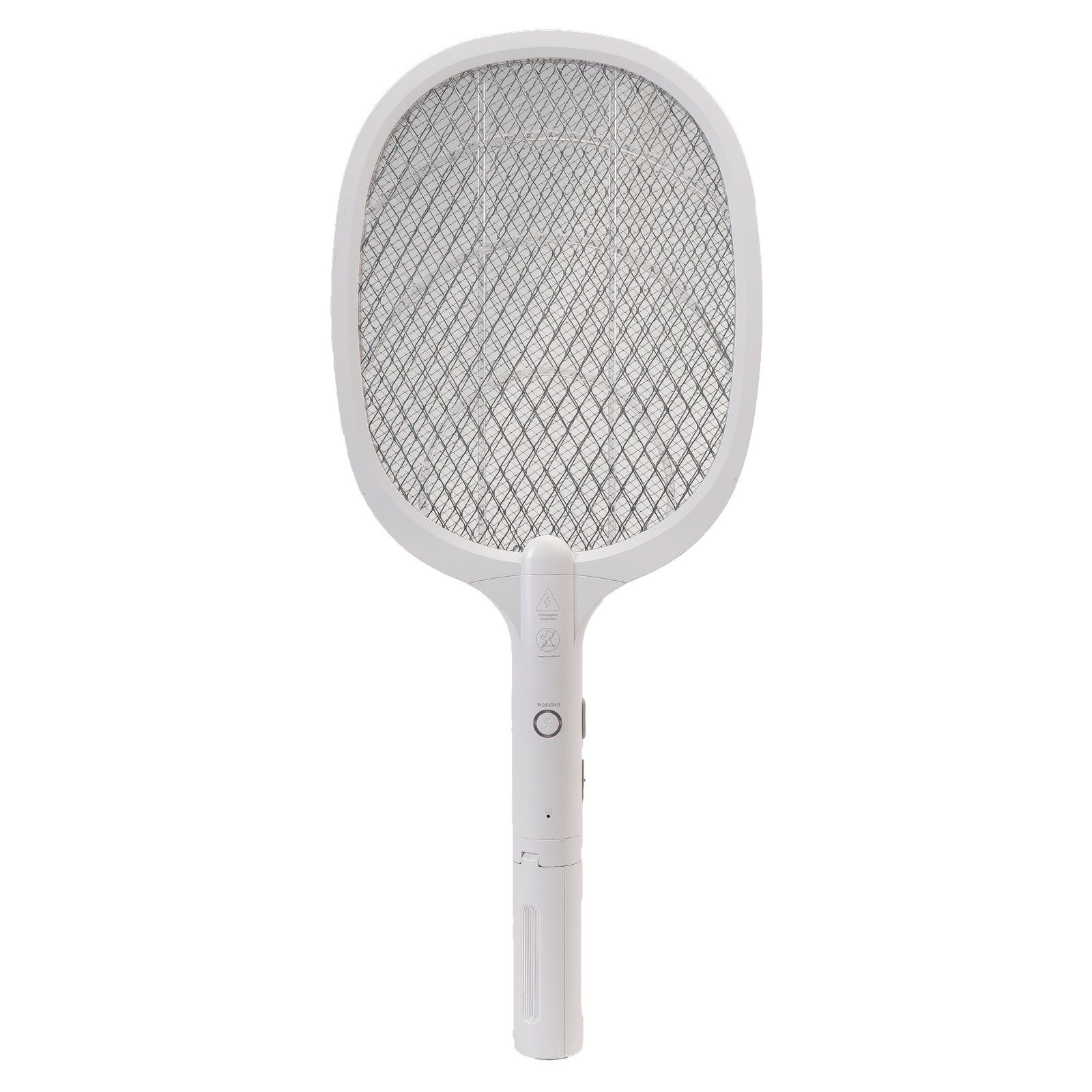 Grafner Moskitonetz elektrische Akku Fliegenklatsche USB UV LED FL11030 (Stk, 1 St., 1), L ca. 52 cm, B: ca. 21,5 cm, UV-LED-Licht, aufladbarer Akku, 1200 mAh