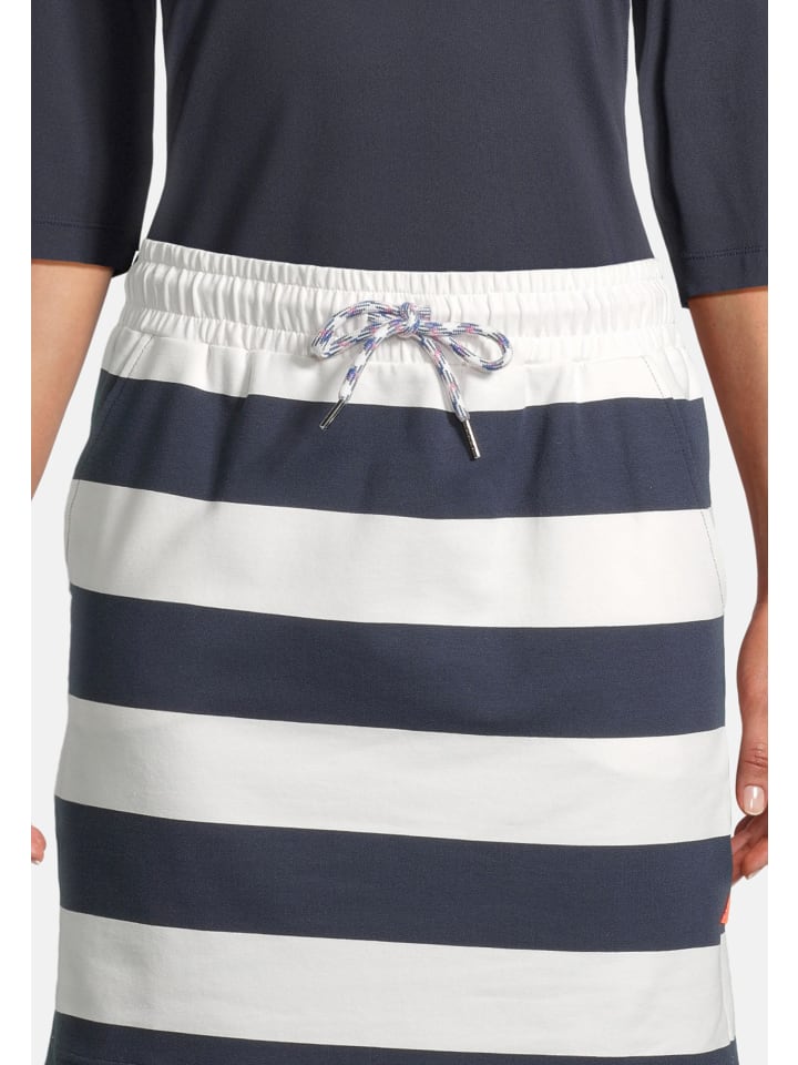 Salzhaut Knielanger Rock (Midi) PASTÜRSCHE in Navy Offwhite günstig kaufen