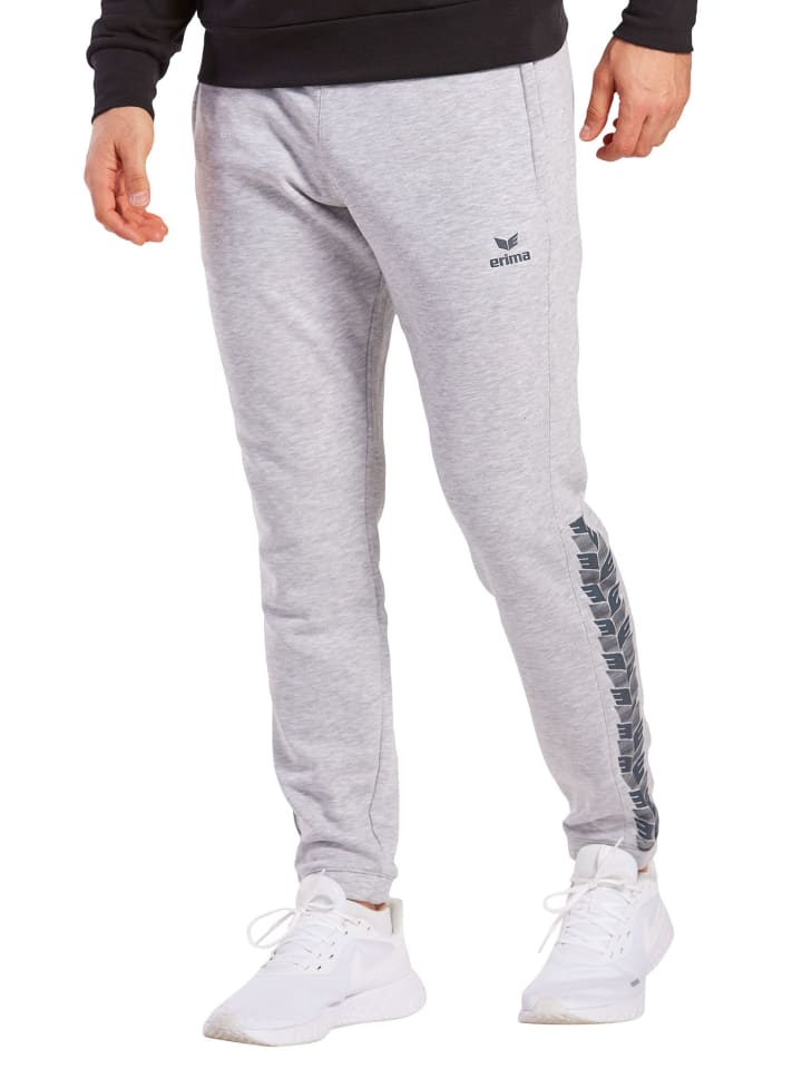 erima Essential Team Sweathose in hellgrau melange/slate grey günstig kaufen