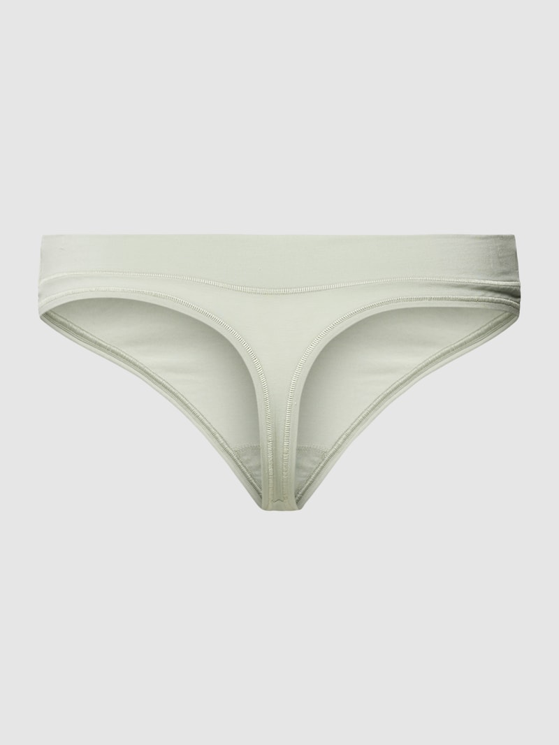 String mit Label-Print in hellgrau