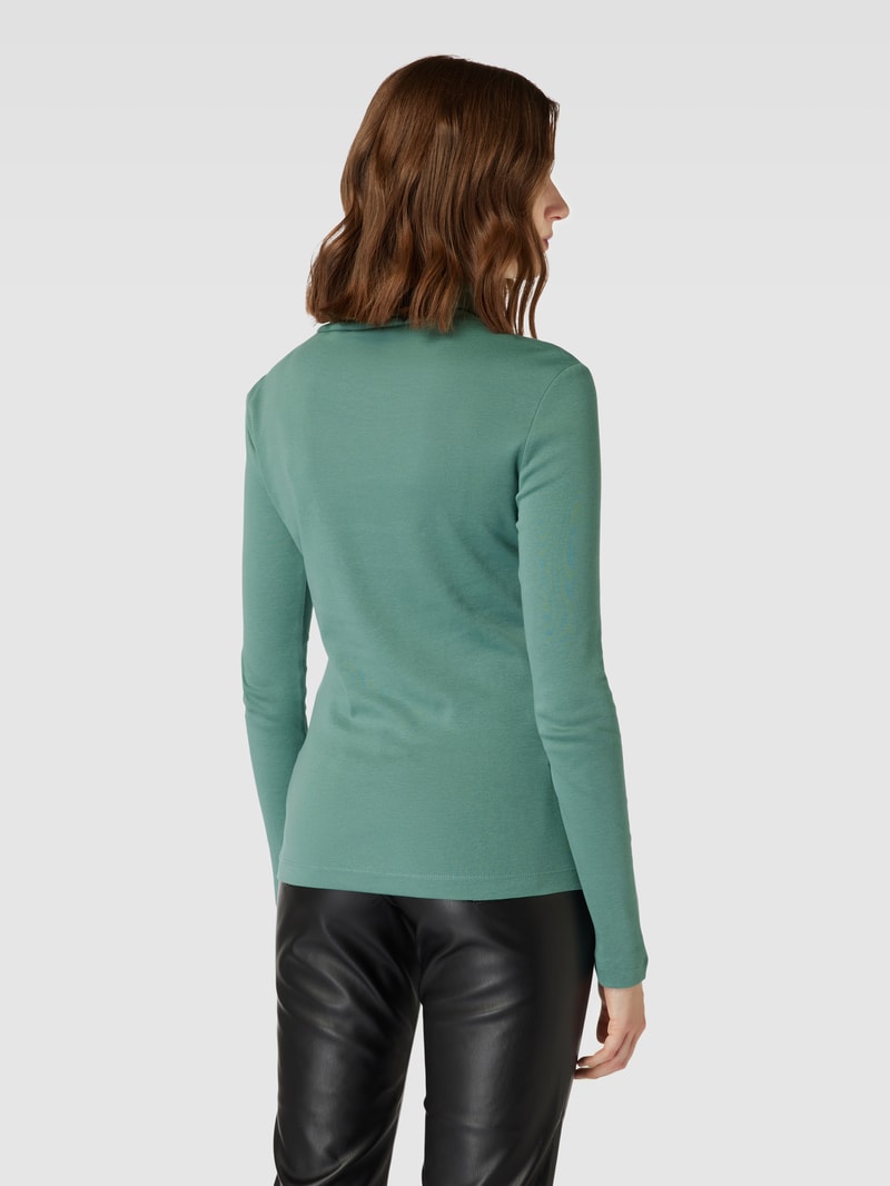 Longsleeve mit Rollkragen Modell 'Rolli' in schilf