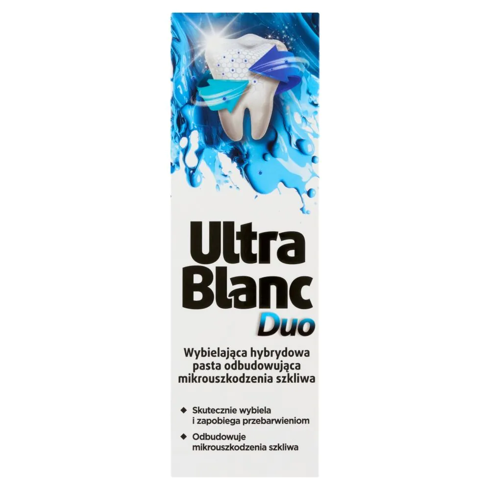 Ultrablanc Duo - υβριδική, λευκαντική οδοντόκρεμα που αναδομεί τις μικροβλάβες του σμάλτου 75 ml