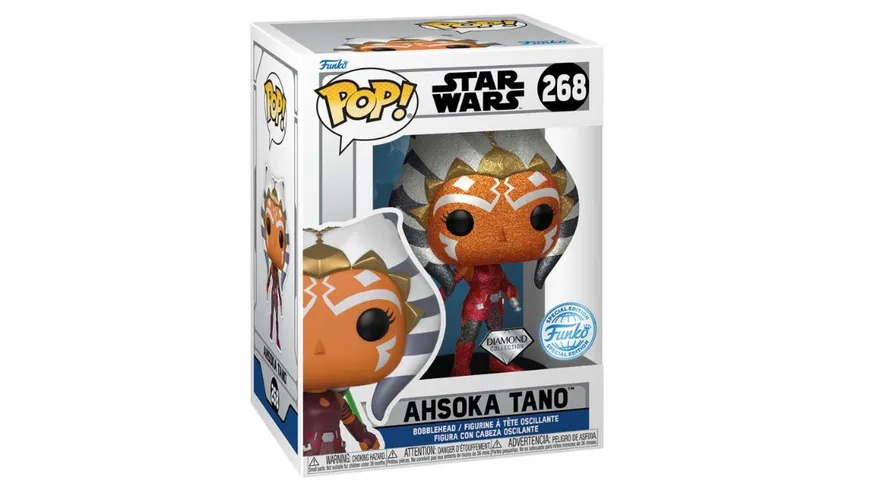 Funko - POP! - Star Wars: Clone Wars - Ahsoka Tano Diamond Glitter Vinyl
