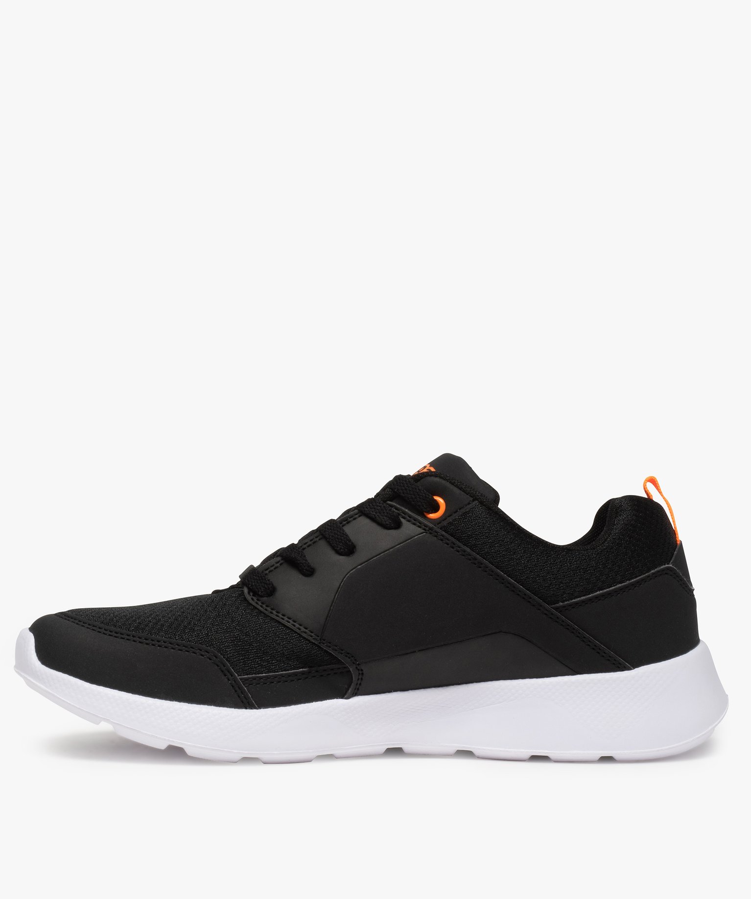 Baskets homme jogger dessus multi-matière - Kappa noir | GEMO