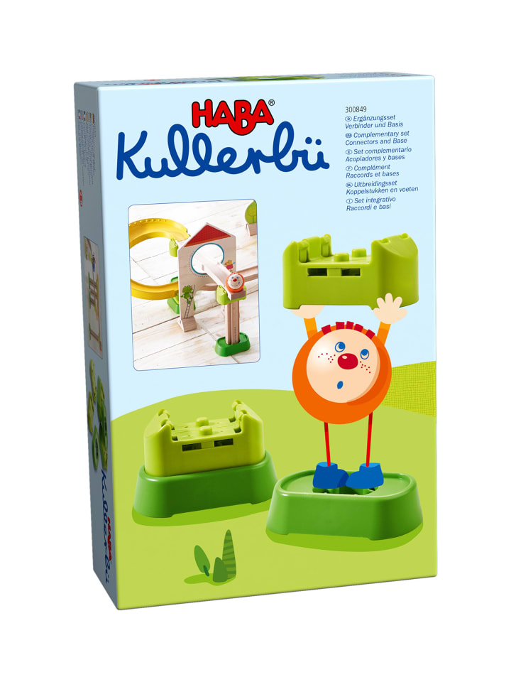 Haba Kugelbahn Kullerbü – Ergänzungsset Verbinder & Basis in mehrfarbig günstig kaufen onesize