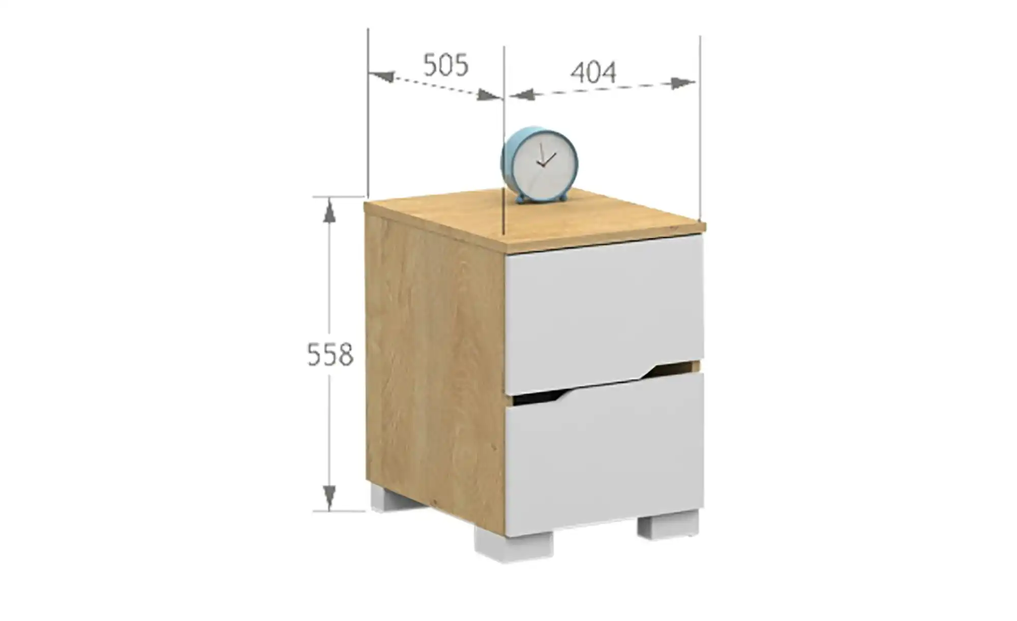 Nachtkommode Uni Oak