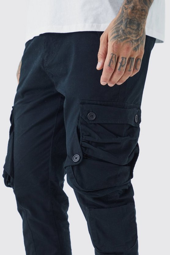 Tall Skinny Stretch Twill Cargo-Hose