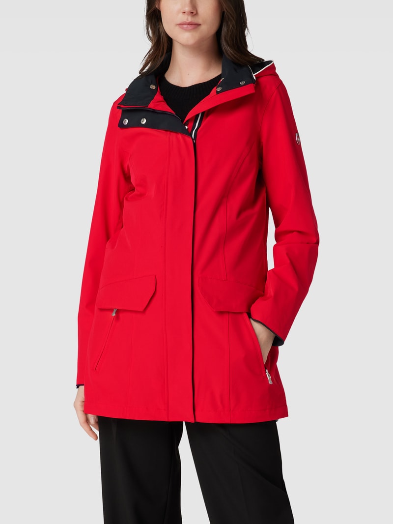 Funktionsjacke mit Label-Detail Modell 'MODENA' in rot