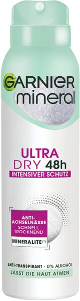 Garnier Mineral UltraDry 48h Spray Anti-Transpirant Deodorant Spray