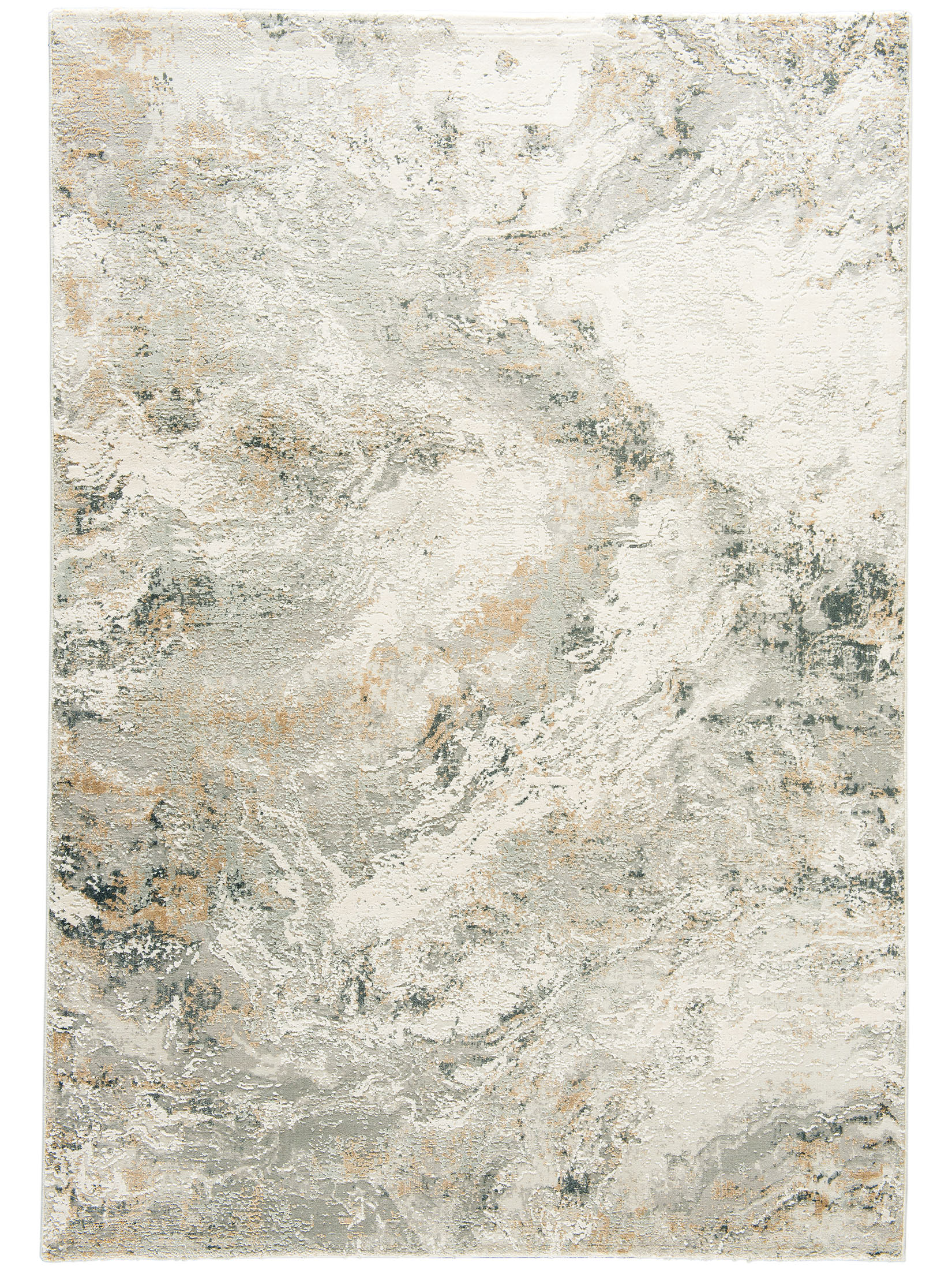 Manticao Vintage-Teppich, Antiksilber