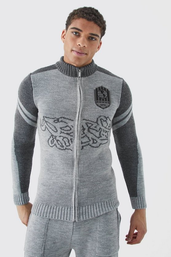 Jacke mit Trichterkragen und Reißverschluss