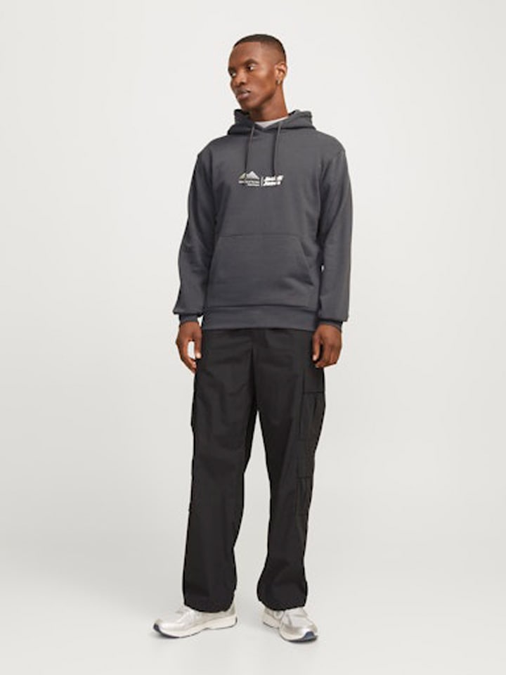 Jack & Jones Hoodie in Grau günstig kaufen